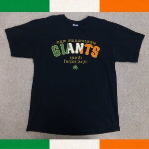 San Francisco Giants Brian Wilson #38 Irish Heritage T-Shirt